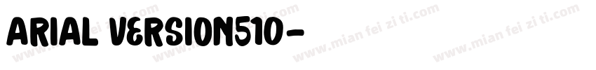arial version510字体转换